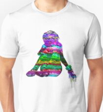 Rei Ayanami Glitch Slim Fit T-Shirt