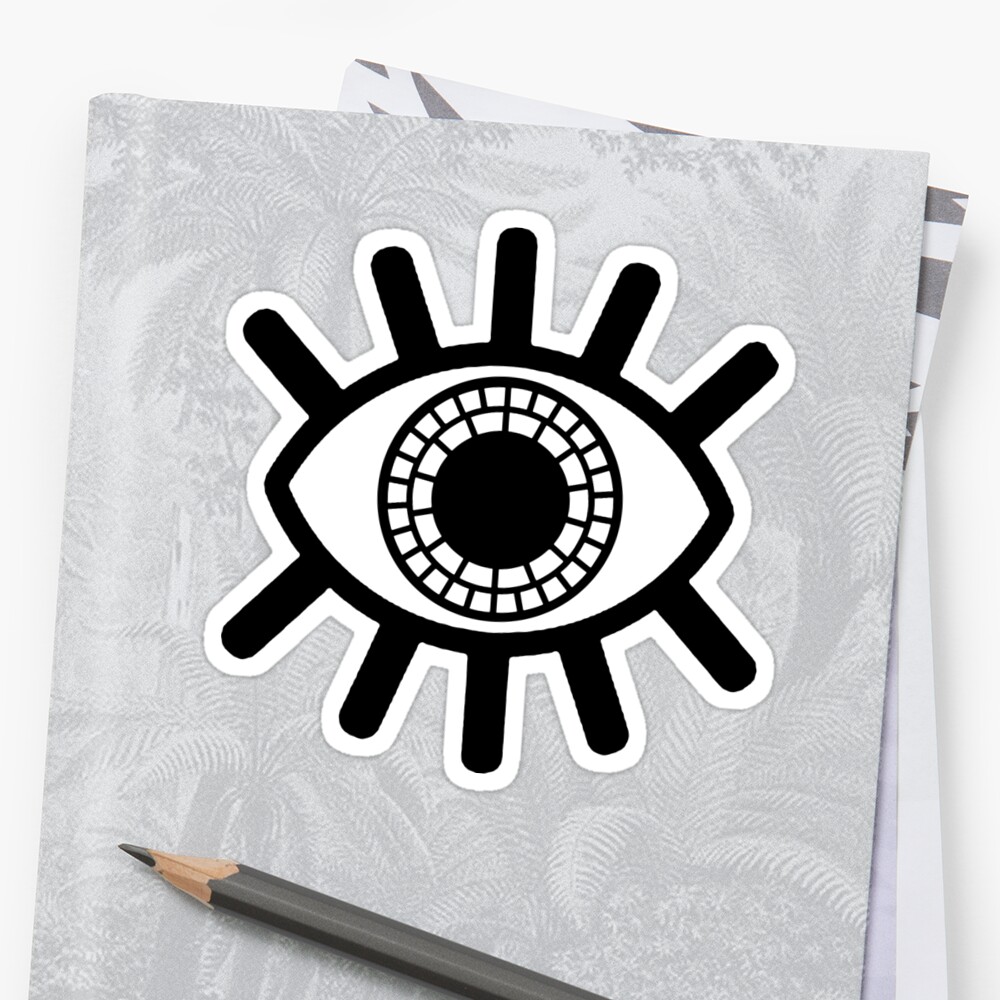 vsco eye black and white aesthetic sticker by swerth1217