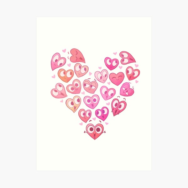In a Heartbeat - Shirley & Friends Art Print