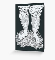Feeling The Summer, dark background Greeting Card