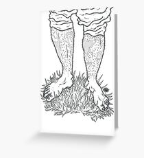 Feeling The Summer, light background Greeting Card