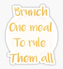 Lord Of The Brunch Sticker