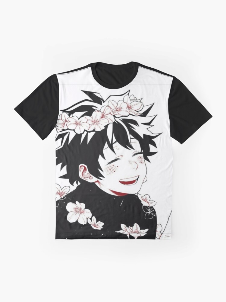 deku white t shirt