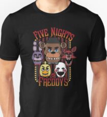 Five Nights At Freddy's Pizzeria Multi-Character Unisex T-Shirt