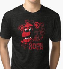 Five Nights At Freddy's Pizzeria Game Over Tri-blend T-Shirt