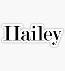 hailey Sticker
