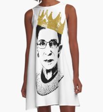 Berüchtigte RBG A-Linien Kleid