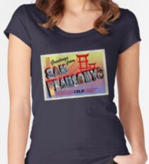 Greetings from San Fransokyo! Fitted Scoop T-Shirt