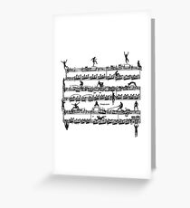 Mozart Men Greeting Card