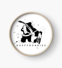 Dusty Hobbies Logo | Black Clock