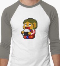 Alex with rice. Men's Baseball ¾ T-Shirt
