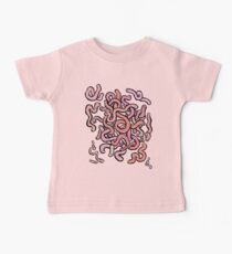 Camiseta para bebés Una maraña de gusanos