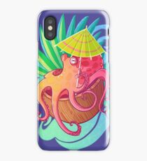Octopus on the Beach iPhone Case