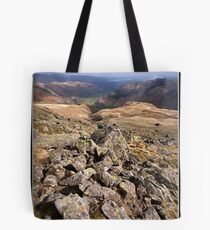 Views down the Langdale Valley Tote Bag