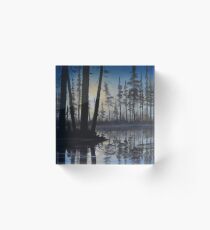 "Alone at Misty Creek" Acrylic Block