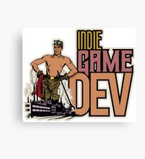 Indie Gamedev Retro Canvas Print