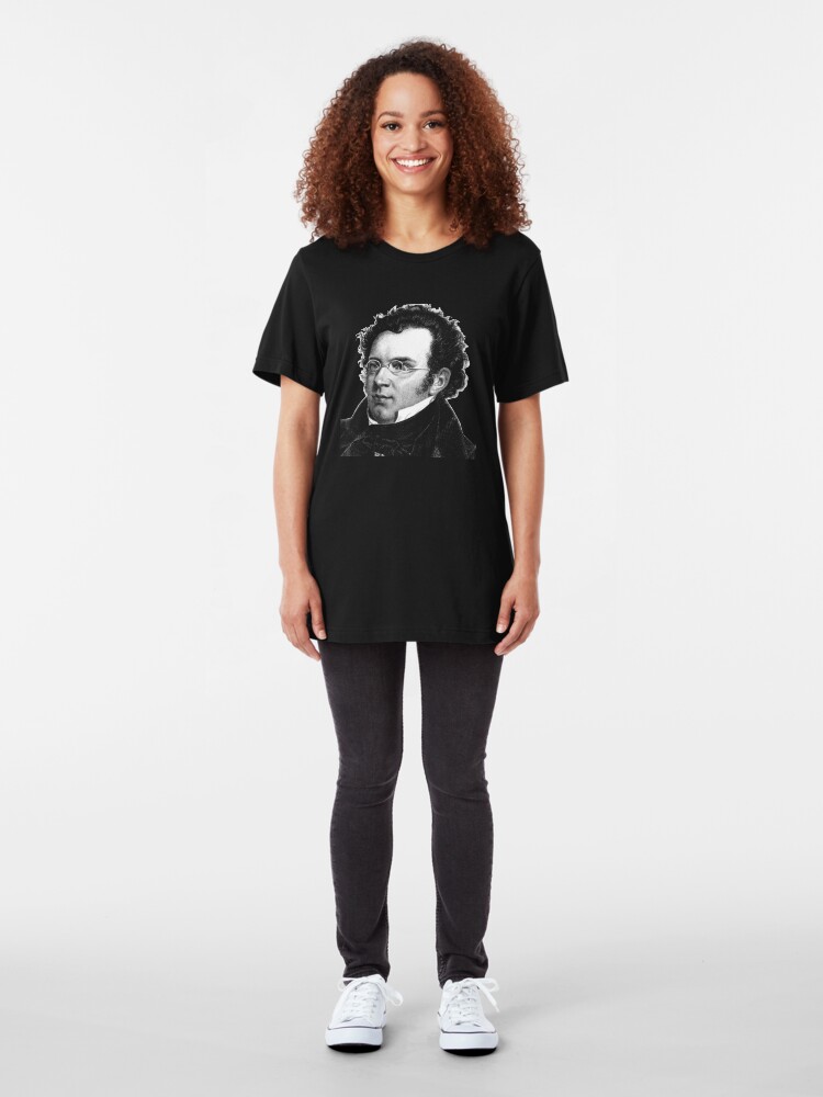 Alternate view of Franz Schubert - Great Composer Slim Fit T-Shirt