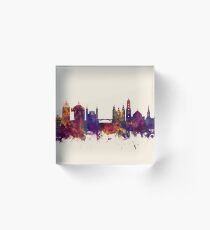 Ljubljana Solvenia Skyline Acrylic Block