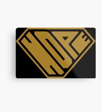 Hope SuperEmpowered (Gold) Metal Print