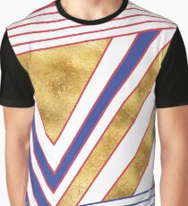 Art Deco Gold Blue Maritime #artdeco #minimal #art #design #kirovair #buyart #decor #home Graphic T-Shirt