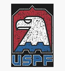 USPF United States Police Force (large distressed logo) Photographic Print