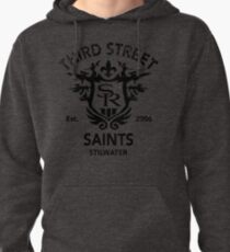 Saints Row 3 Tribute Distressed Black Pullover Hoodie
