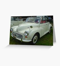 Morris Minor Greeting Card