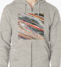 Sudadera con capucha y cremallera mapping the abstract