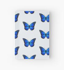 Blue butterfly Hardcover Journal