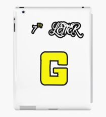 7 LETTER G iPad Case/Skin