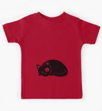 Black Cat Kids Tee
