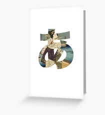 Geisha, Japan, Ukiyo-e Greeting Card