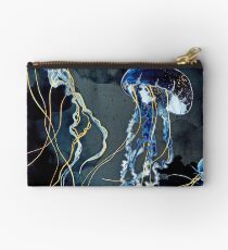 Metallic Ocean III Zipper Pouch