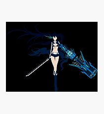 Minimalist Black Rock Shooter Photographic Print