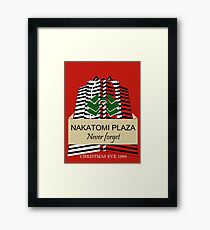 Nakatomi Plaze Christmas Design Framed Print