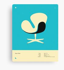 SWAN CHAIR (1958) Canvas Print