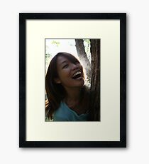 Laughing... Framed Print