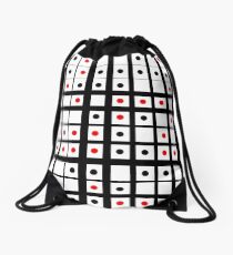 Punkte in einem Raster Rucksackbeutel