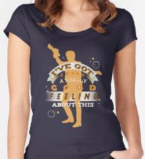 Good Feeling Women's Fitted Scoop T-Shirt