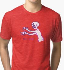Grr Argh Monster Ombre Colours - Buffy the Vampire Slayer, Mutant Enemy, 90s, BTVS, Zombie, Joss Whedon, Buffyverse, Monster, Vampire, Grrr Arrgh Tri-blend T-Shirt