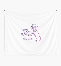 Grr Argh Monster Ombre Colours - Buffy the Vampire Slayer, Mutant Enemy, 90s, BTVS, Zombie, Joss Whedon, Buffyverse, Monster, Vampire, Grrr Arrgh Wall Tapestry