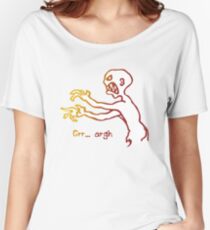 Grr Argh Monster Ombre Colours - Buffy the Vampire Slayer, Mutant Enemy, 90s, BTVS, Zombie, Joss Whedon, Buffyverse, Monster, Vampire, Grrr Arrgh Women's Relaxed Fit T-Shirt