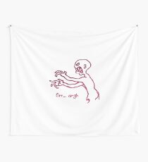 Grr Argh Monster Ombre Colours - Buffy the Vampire Slayer, Mutant Enemy, 90s, BTVS, Zombie, Joss Whedon, Buffyverse, Monster, Vampire, Grrr Arrgh Wall Tapestry