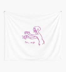 Grr Argh Monster Ombre Colours - Buffy the Vampire Slayer, Mutant Enemy, 90s, BTVS, Zombie, Joss Whedon, Buffyverse, Monster, Vampire, Grrr Arrgh Wall Tapestry