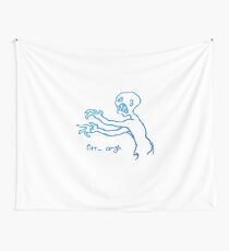 Grr Argh Monster Ombre Colours - Buffy the Vampire Slayer, Mutant Enemy, 90s, BTVS, Zombie, Joss Whedon, Buffyverse, Monster, Vampire, Grrr Arrgh Wall Tapestry