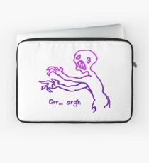 Grr Argh Monster Ombre Colours - Buffy the Vampire Slayer, Mutant Enemy, 90s, BTVS, Zombie, Joss Whedon, Buffyverse, Monster, Vampire, Grrr Arrgh Laptop Sleeve