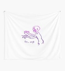 Grr Argh Monster Ombre Colours - Buffy the Vampire Slayer, Mutant Enemy, 90s, BTVS, Zombie, Joss Whedon, Buffyverse, Monster, Vampire, Grrr Arrgh Wall Tapestry