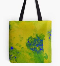 The yellow field Tote Bag
