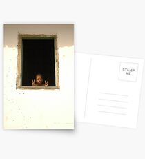 Boy in the Window Postkarten