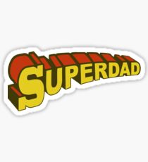 SUPERDAD- Super bad Super Dad Sticker